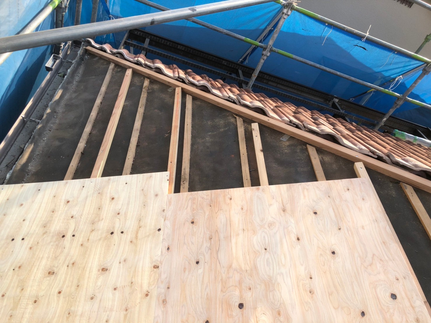 セメント瓦葺き替え引っ掛け桟